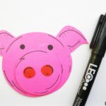 piggy paper photo design