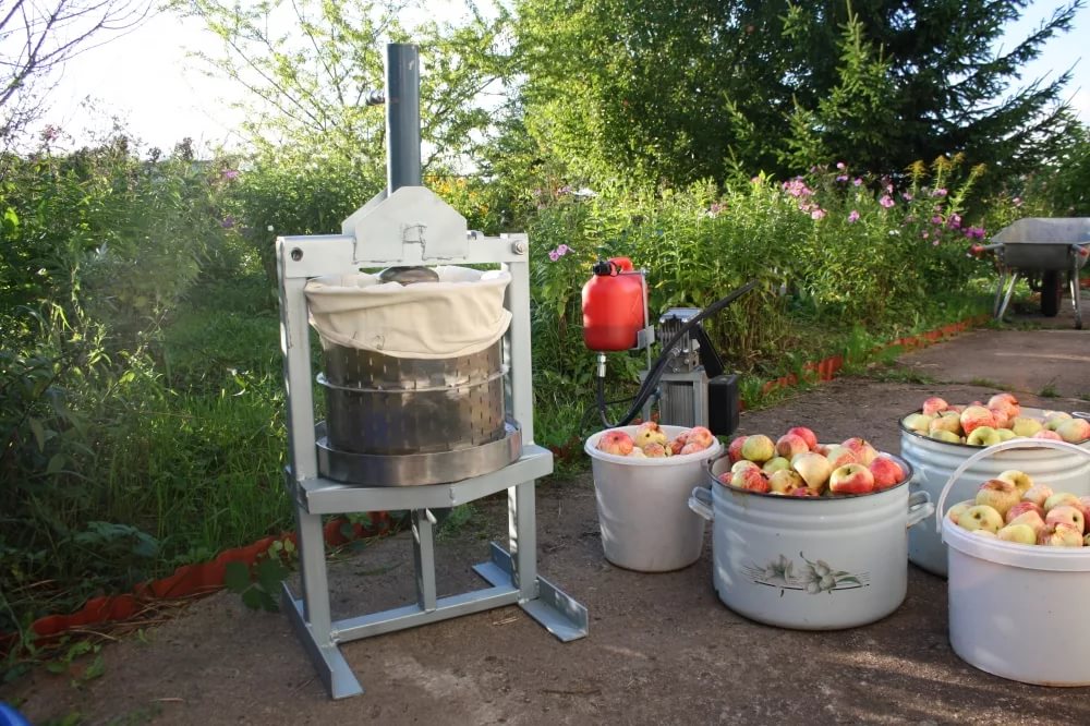 hydraulic apple press