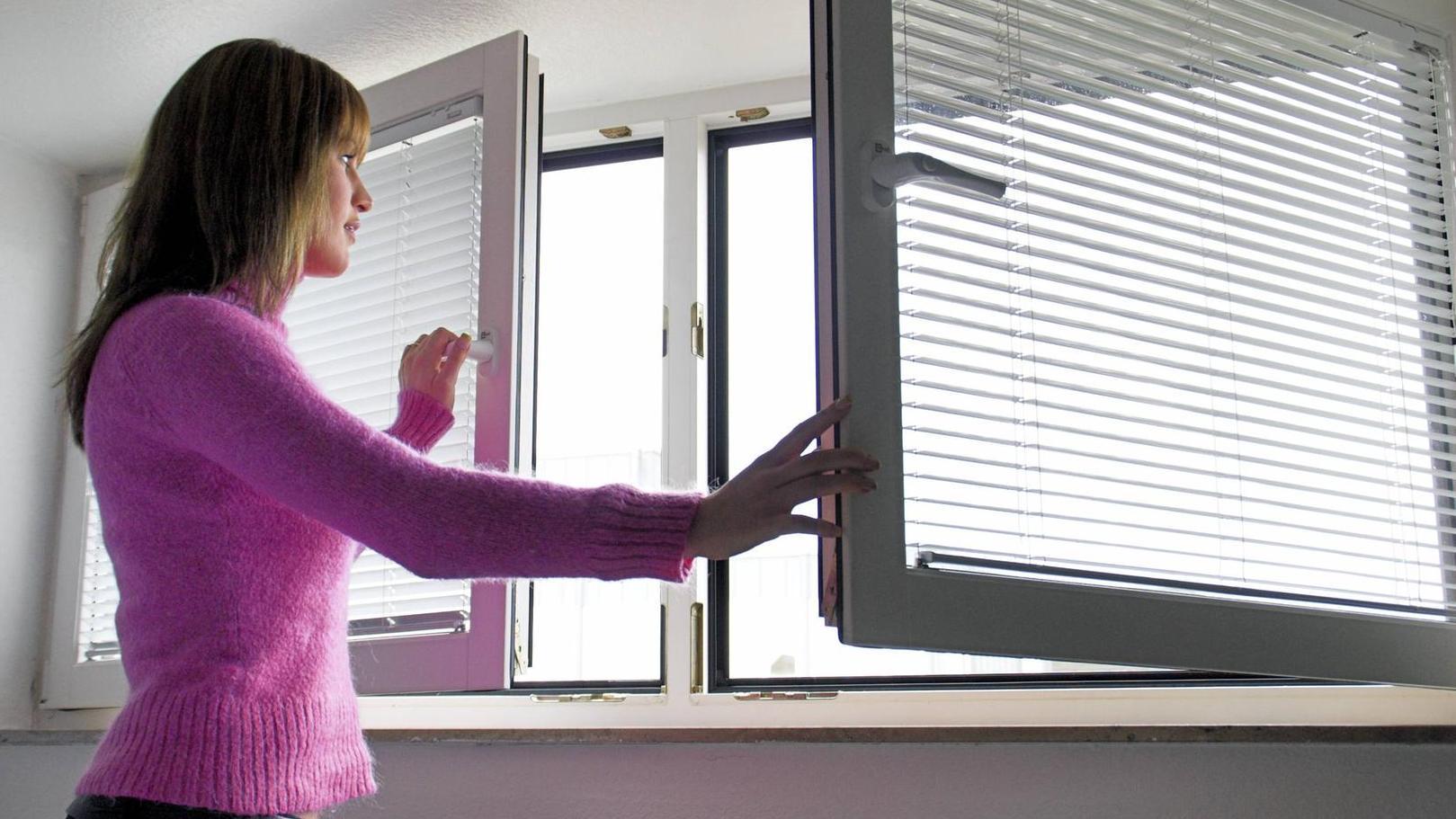 ventilation with blinds