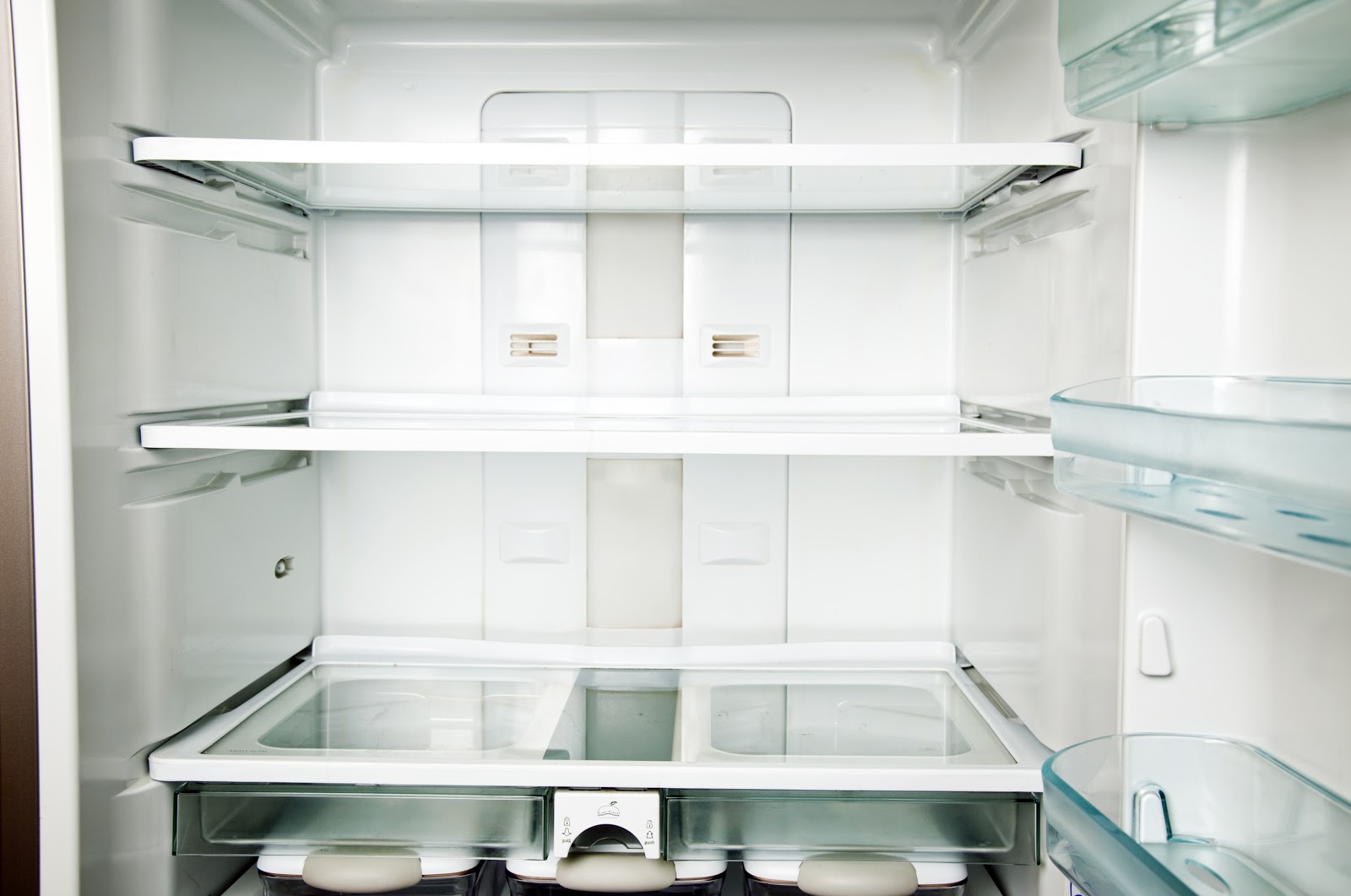 empty refrigerator