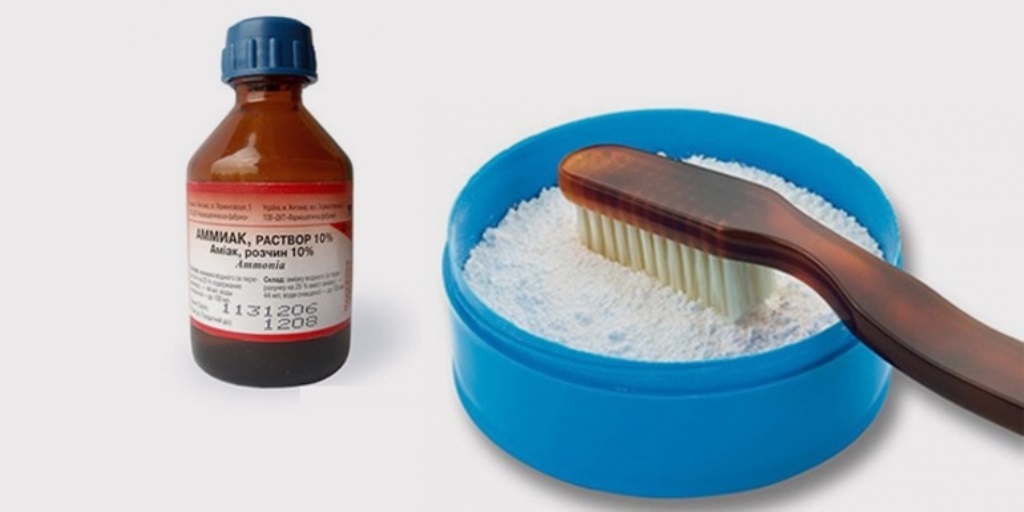 ammonia and tooth powder