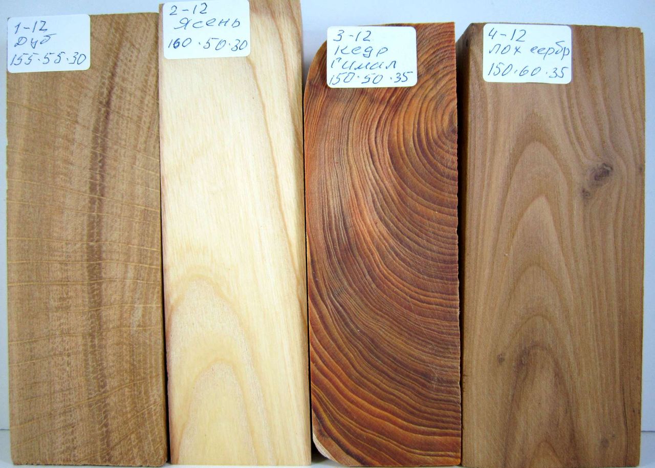 different types of wood