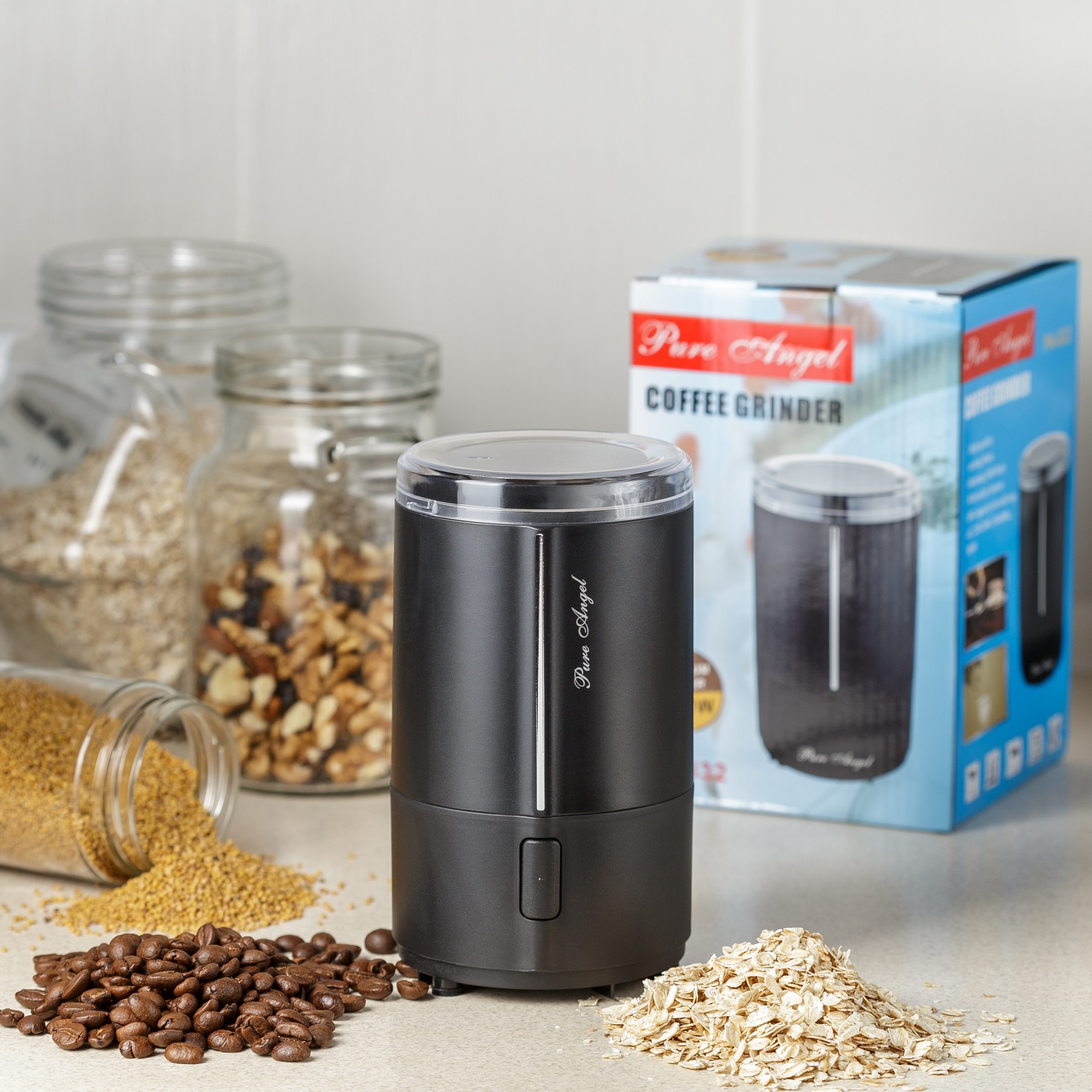 rotary coffee grinder photo