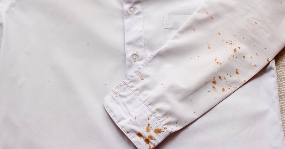 rust on clothes