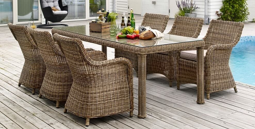 rattan garden furniture