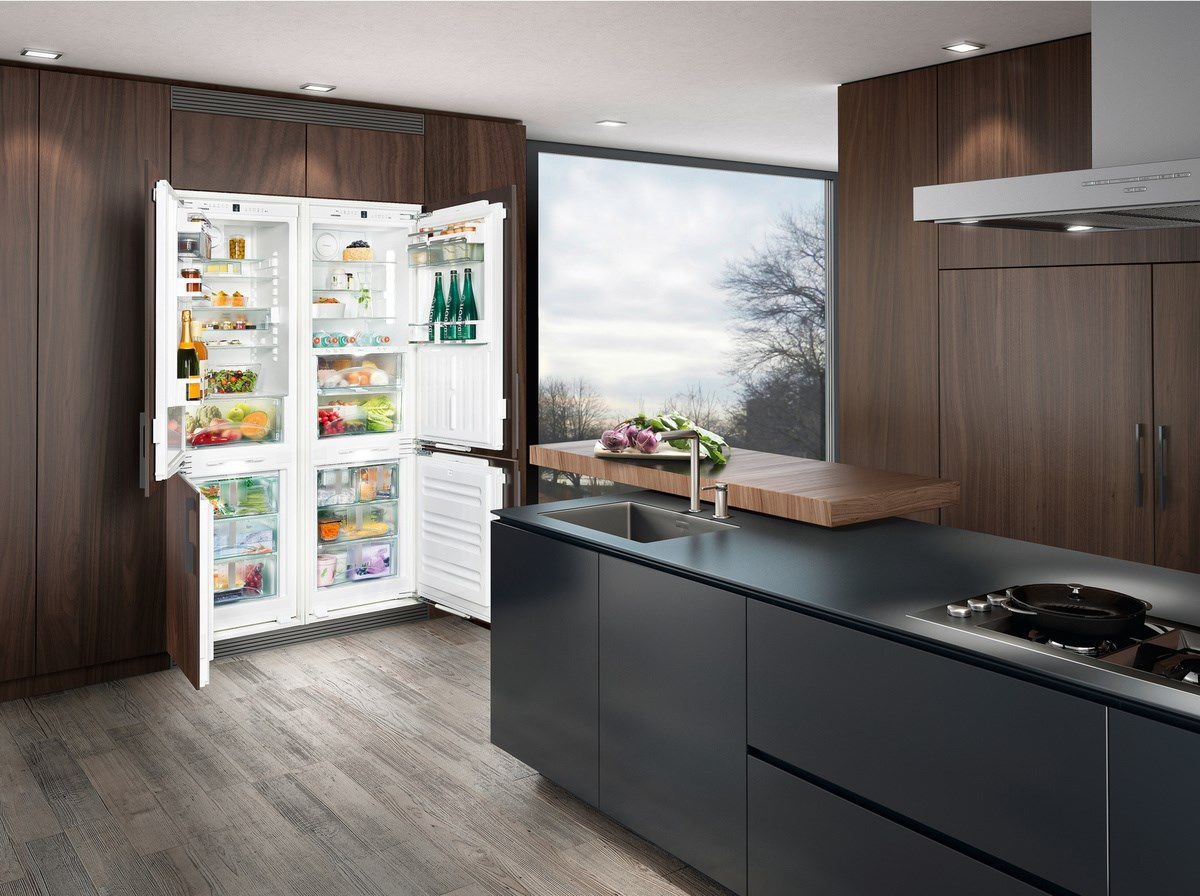 built-in refrigerator door