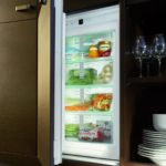 refrigerator cabinet with bar