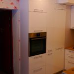 refrigerator cabinet with oven