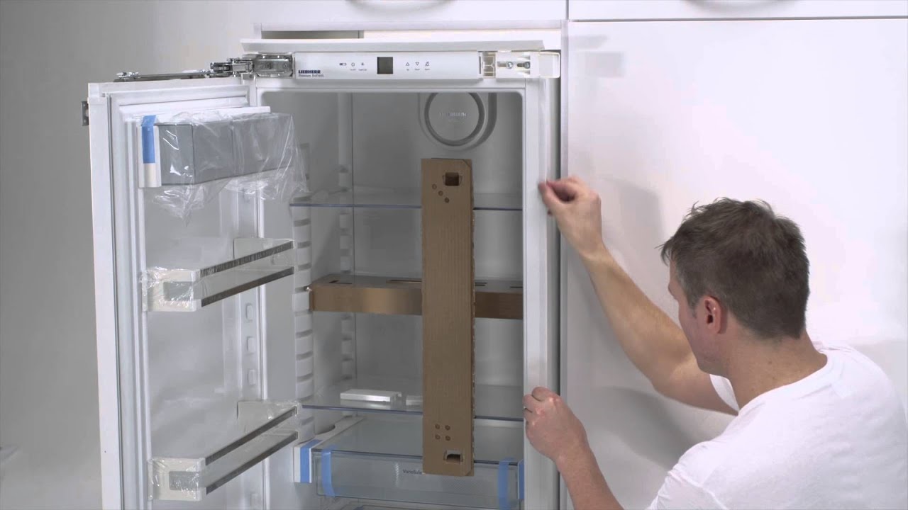 integrating the refrigerator into the cabinet