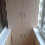 wardrobe on the balcony from two pedestals