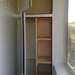 wardrobe on the balcony with 2 compartments