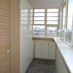 wardrobe on the balcony sideboard