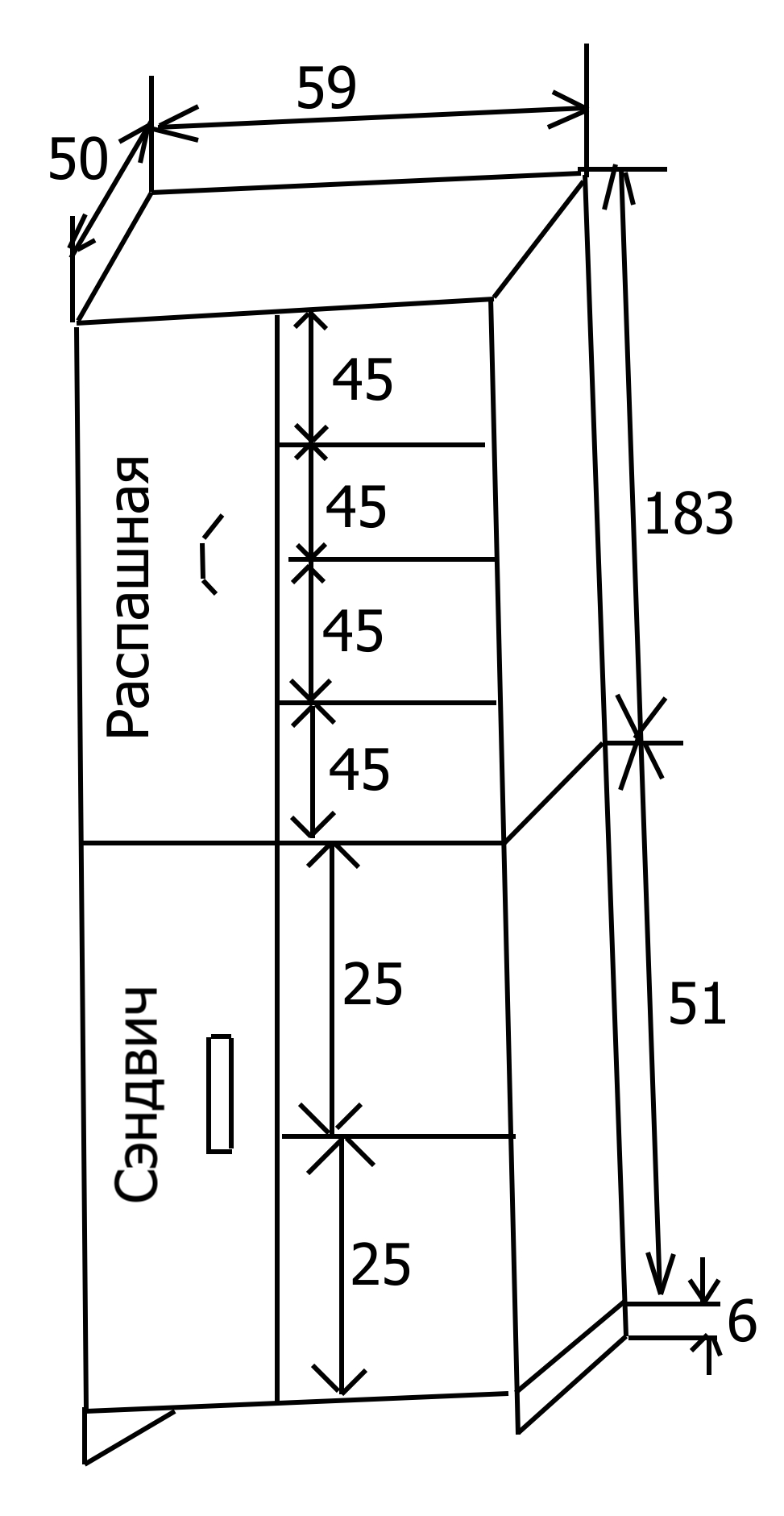 wardrobe on the balcony scheme