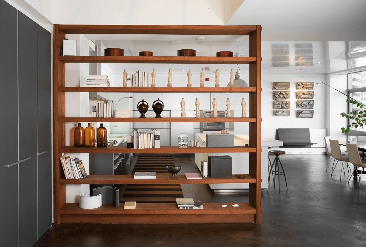 wardrobe partition rack decoration