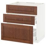 sink cabinet with three cupboards