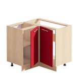 vanity unit double red-white