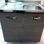 sink cabinet dark gray