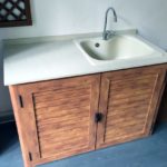 lockable sink cabinet