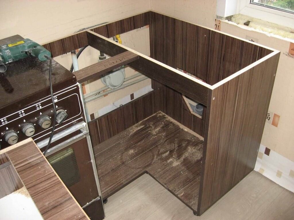 sink cabinet installation