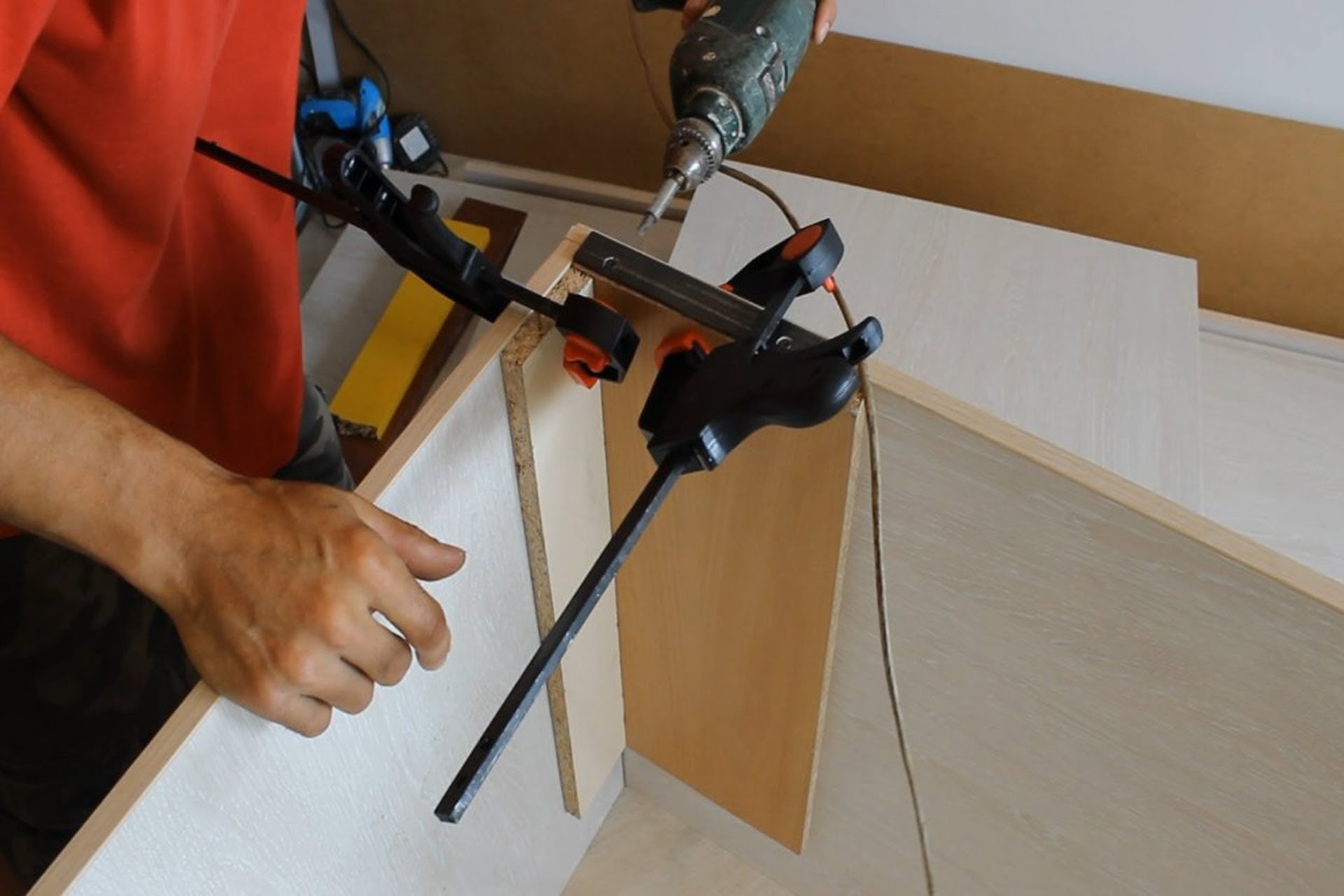 DIY cabinet assembly