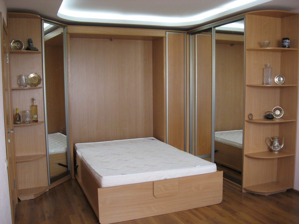 You can build a wardrobe bed