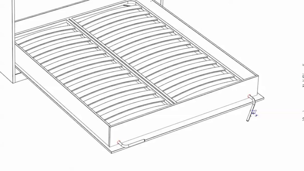 plan of the future wardrobe bed