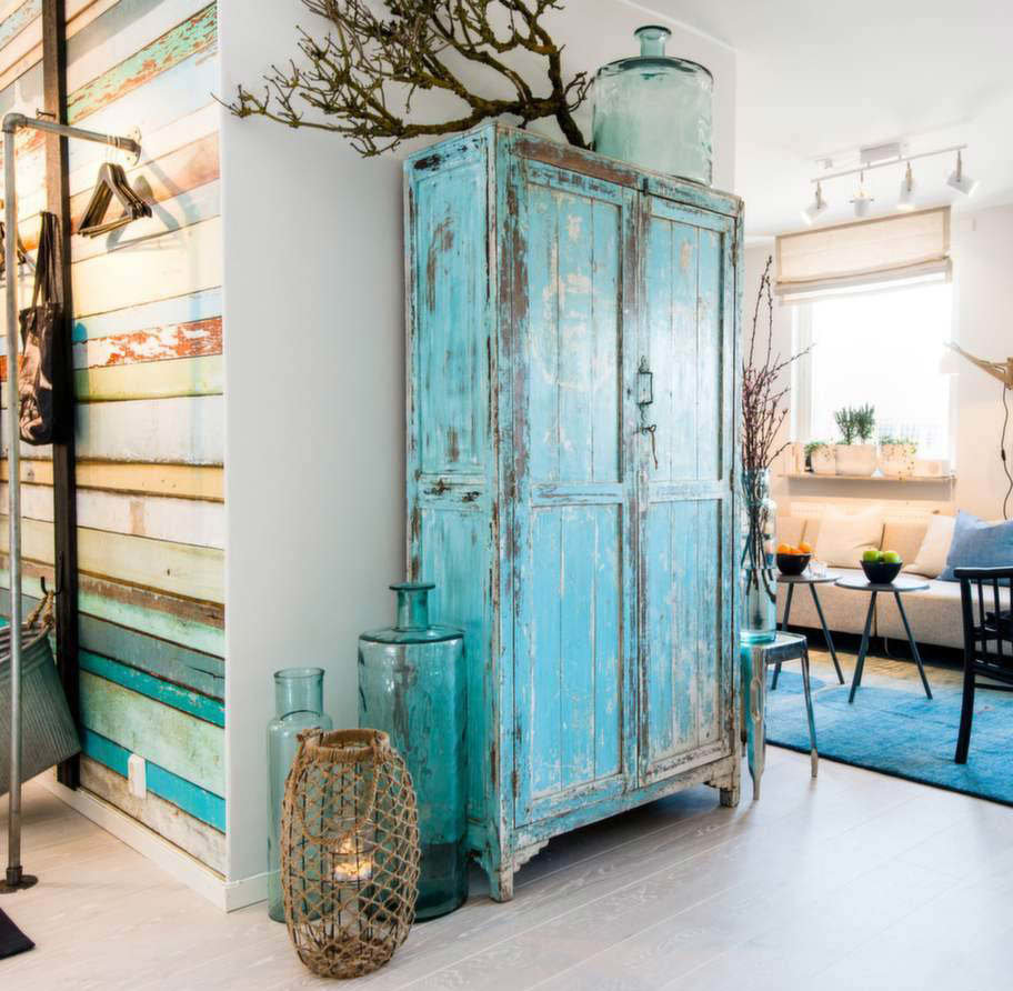 wardrobe in provence style