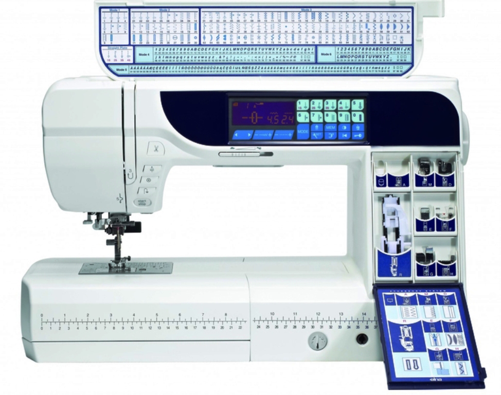 options de machine à coudre contrôlée par ordinateur