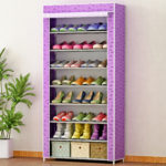 lilac shoe storage rack