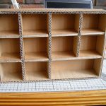 shelving made of cardboard