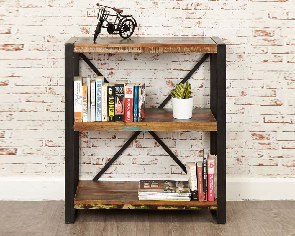 shelving unit with three shelves