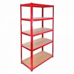 shelving red