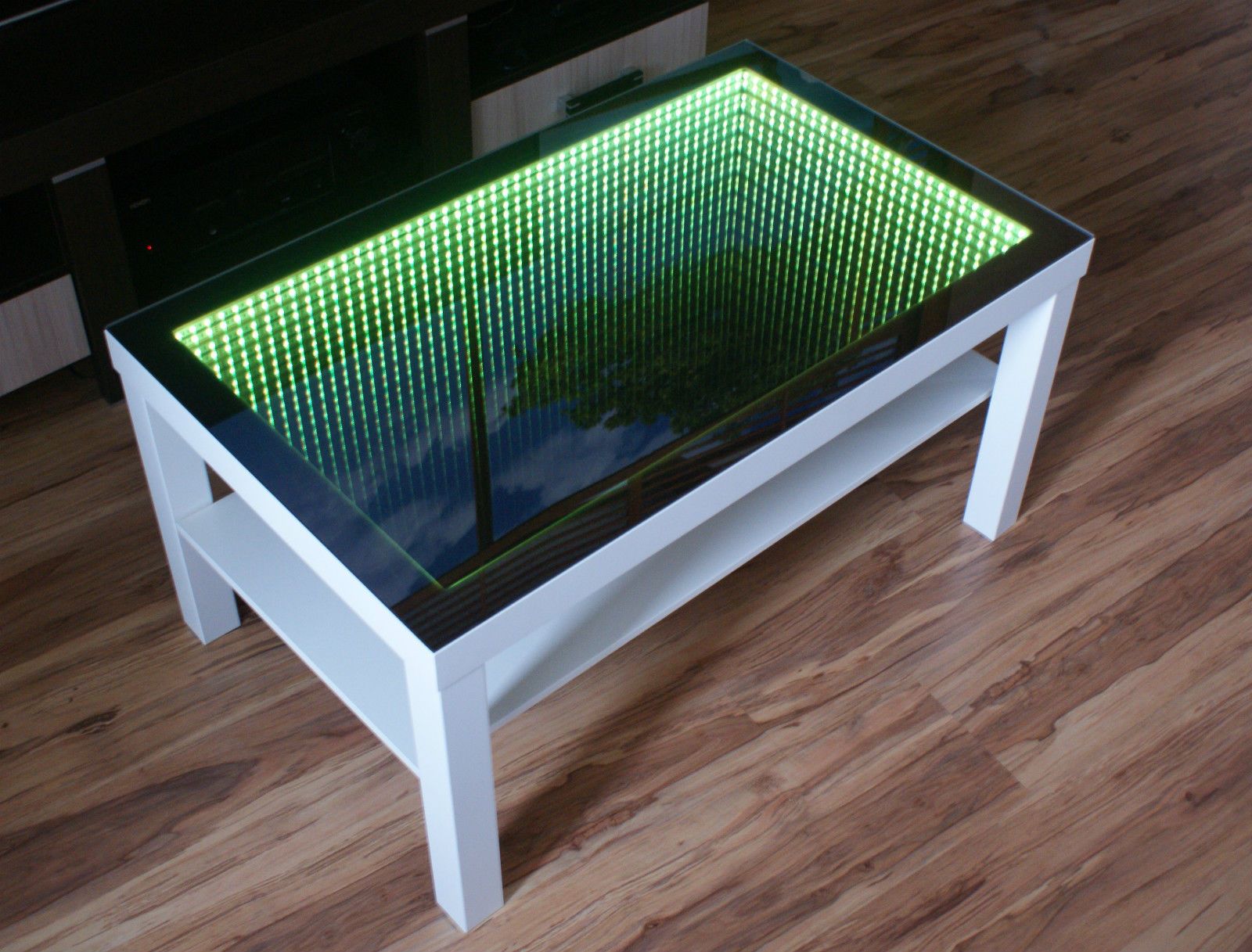 mirrored coffee tables