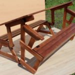 folding table-bench