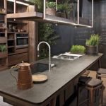 matte dark kitchen countertop