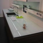 strict high-tech kitchen countertop