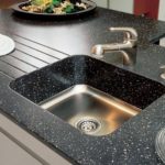 countertop gray granite look