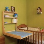 changing table with bed