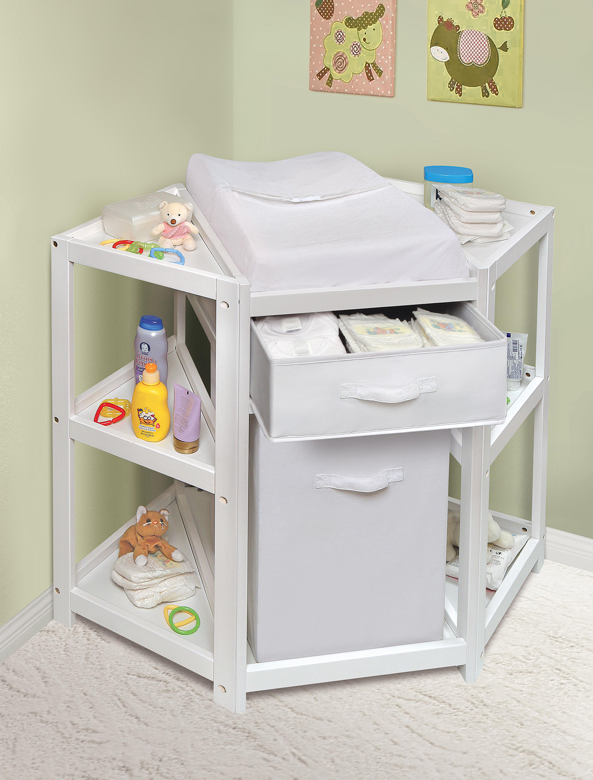 complex design of the changing table