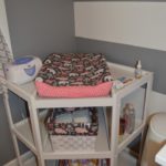 corner changing table