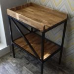 wooden changing table