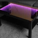 lilac table with infinity effect