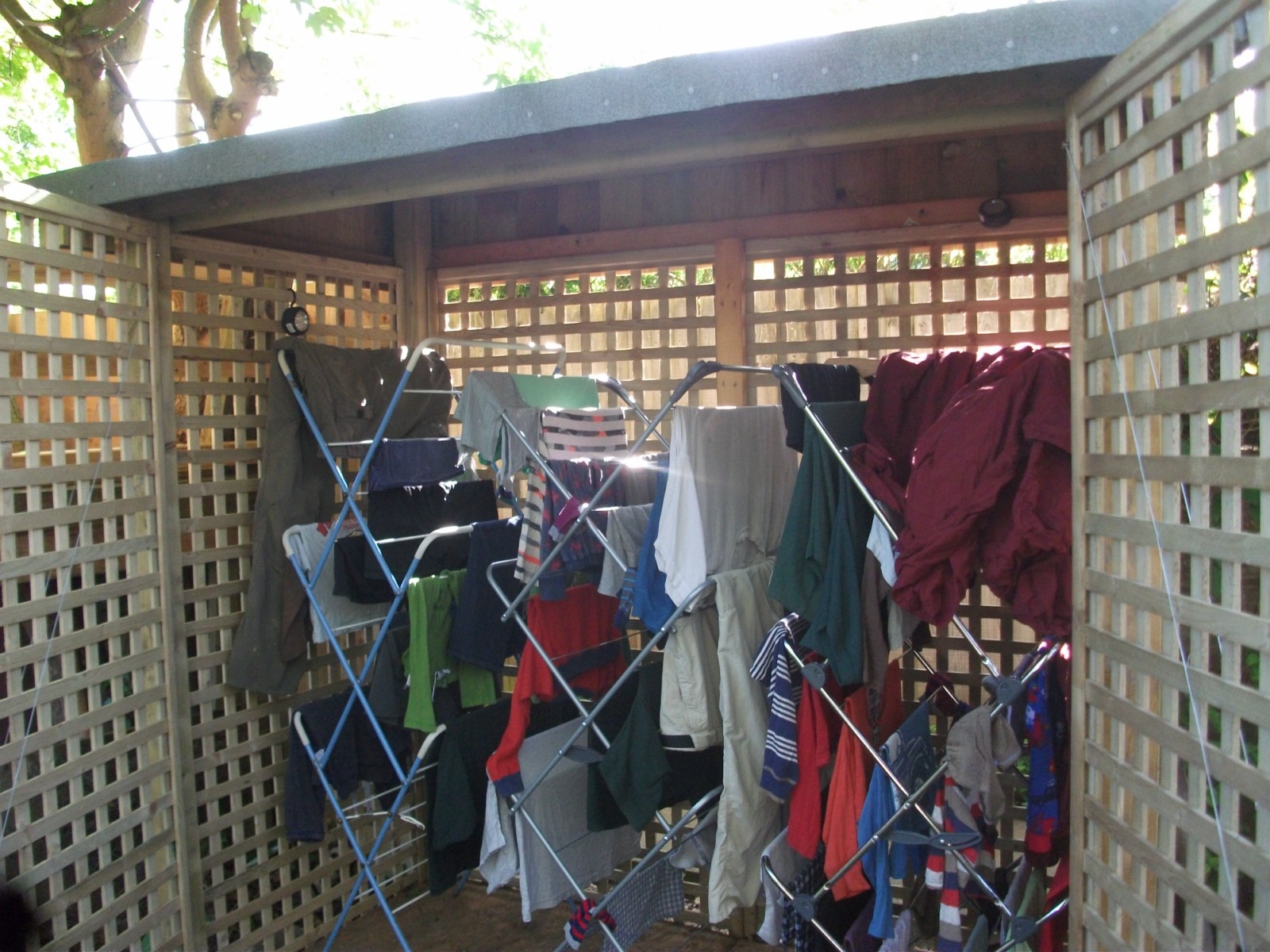 house for drying clothes