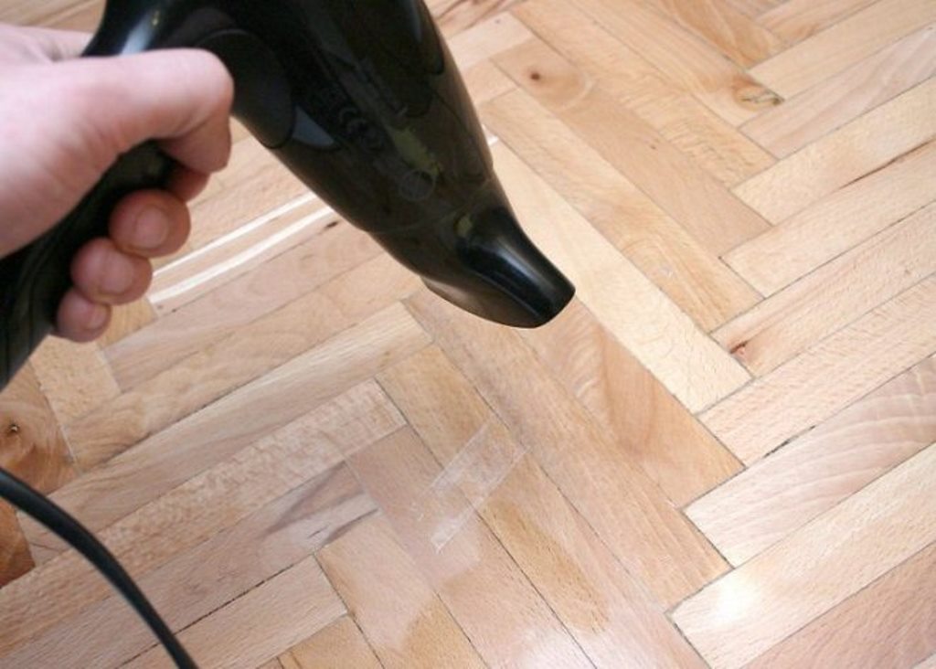 remove super glue with hair dryer