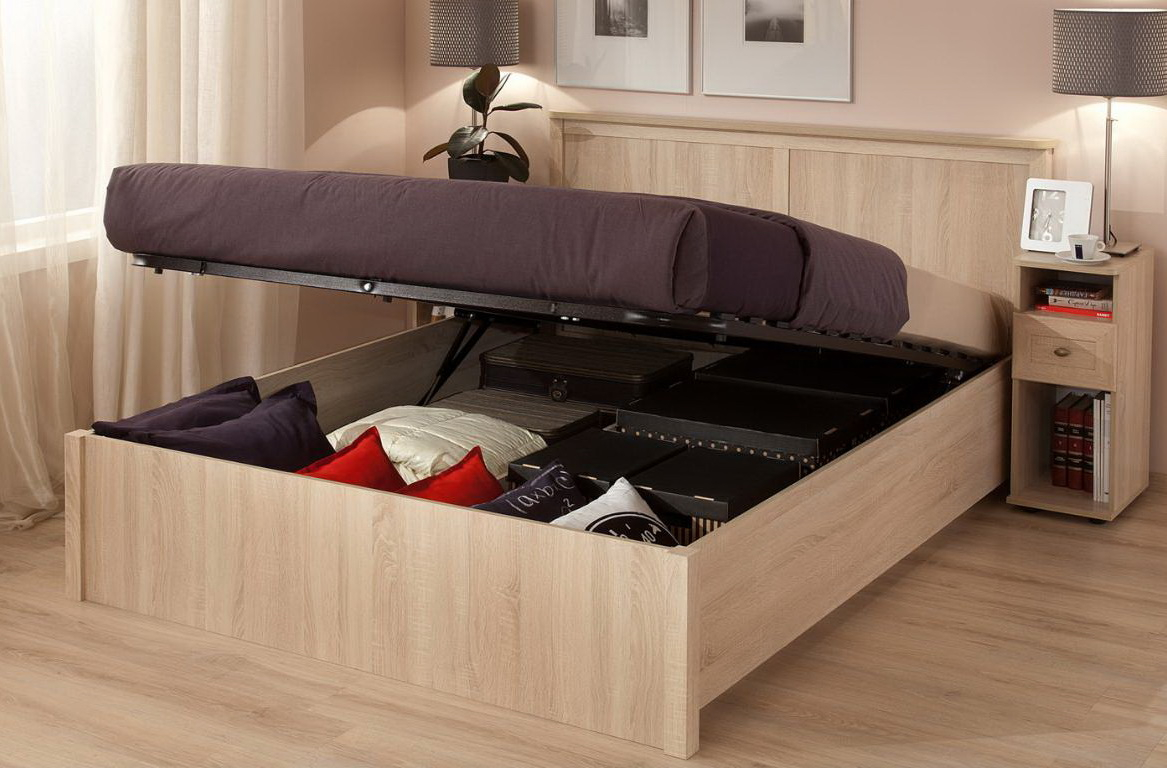 the convenience of a bed with drawers