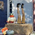 halloween home decoration interior photo