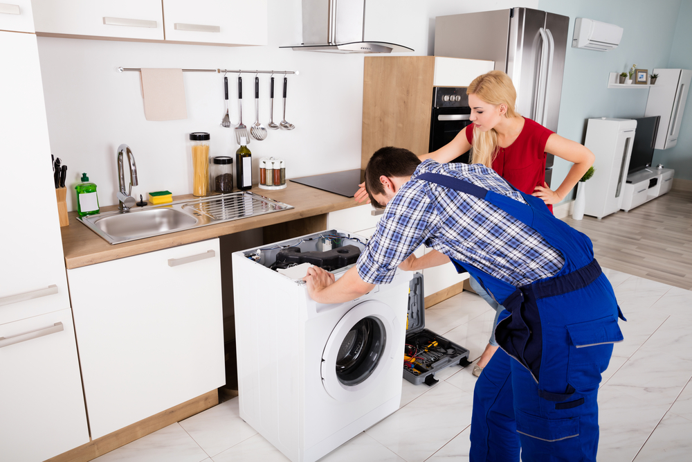 washing machine installation photo