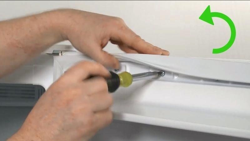 installing a seal on the refrigerator door