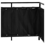 black fabric screen