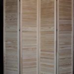 wooden striped screen